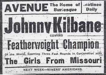 Avenue Theatre - Old Ad (newer photo)